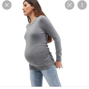 Gray motherhood maternity sweater